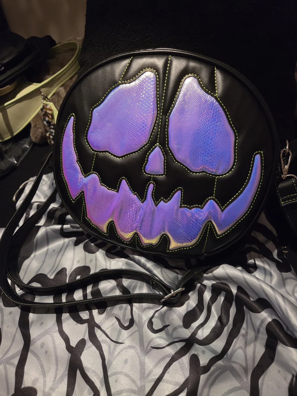Love Pain & Stitches X Pumpkin Kult Double Crossbody Bag